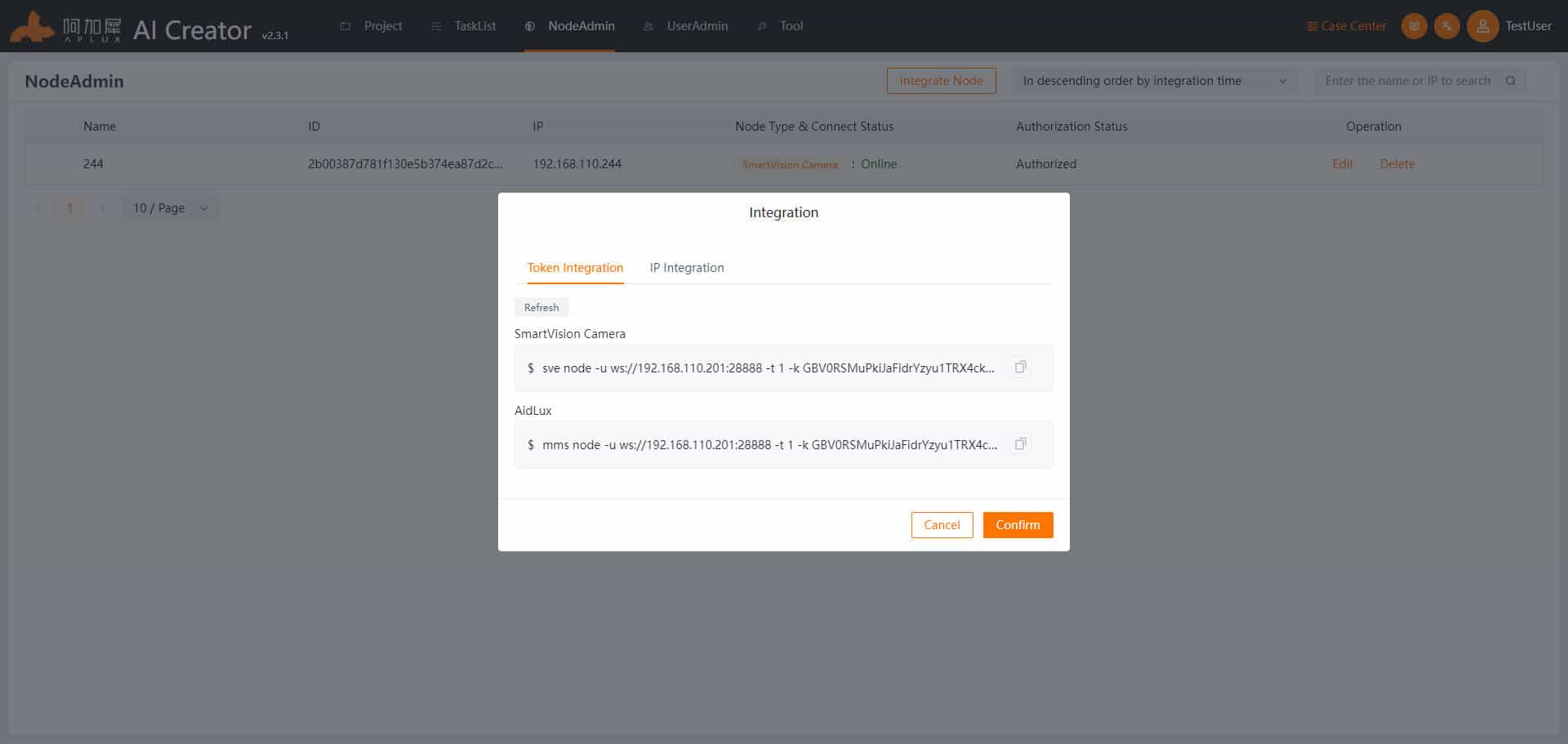 Node Integration