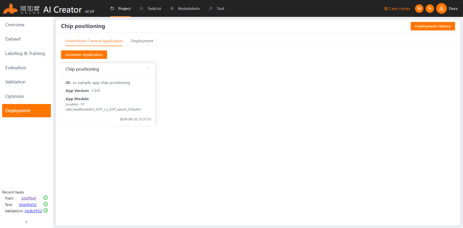 Deploy Application