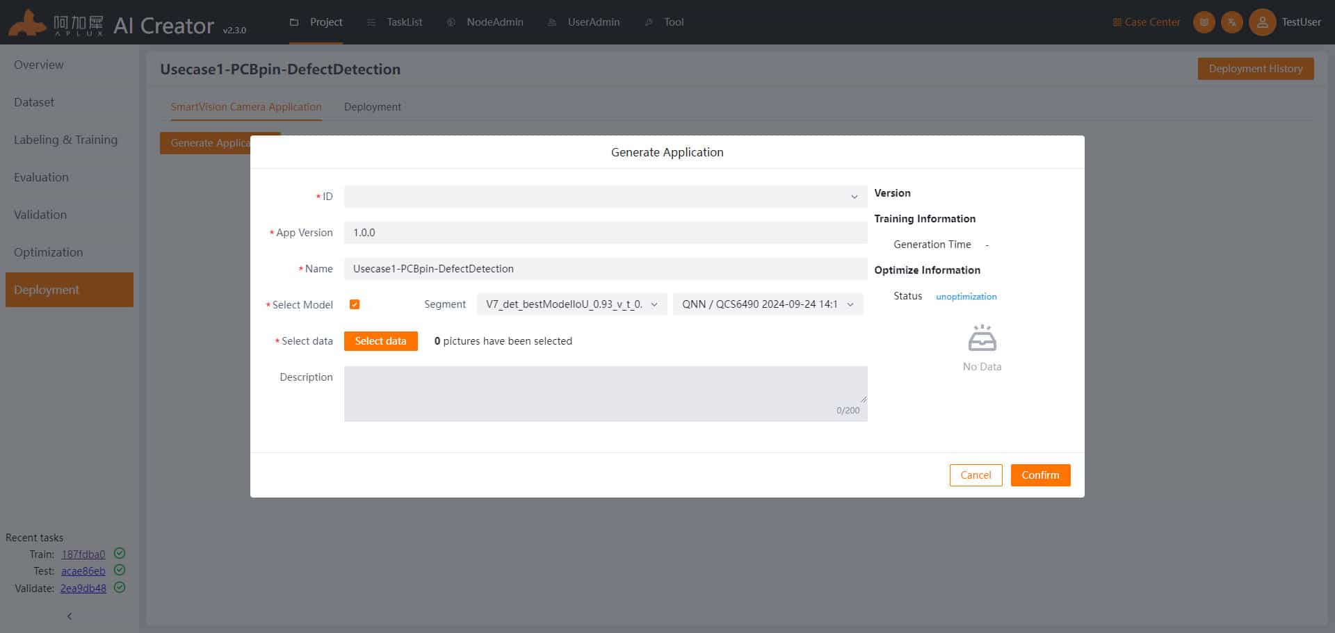 Generate Application